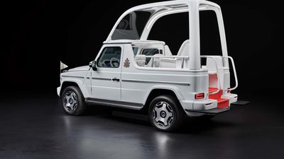 The Pope's New Ride Is This Electric G-Class