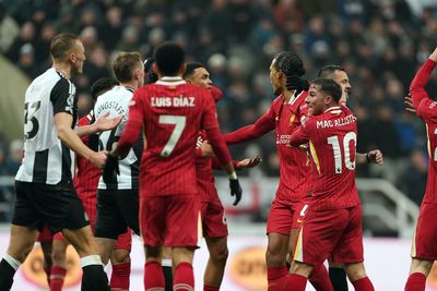 Liverpool let late lead slip in six-goal thriller at Newcastle