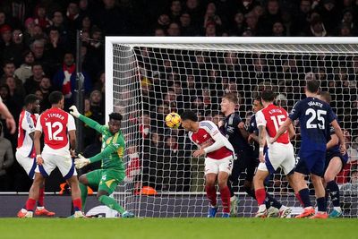 Corners do the damage as Arsenal condemn Ruben Amorim to first Man Utd defeat