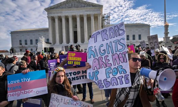 The US supreme court’s trans rights case threatens decades of civil rights precedent, experts say