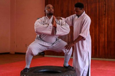 Some young Kenyans turn to kung fu for self-improvement in difficult times