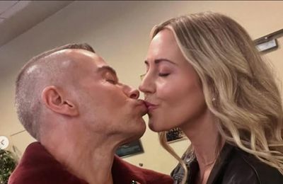 Joey Lawrence and Samantha Cope reunite