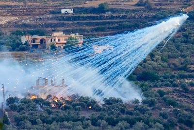 Israel’s buffer zone, created by bombing Lebanon with white phosphorous