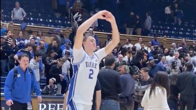 Cooper Flagg Had So Much Fun Celebrating With Fans After Duke’s Win Over Auburn