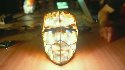 With this Raspberry Pi powered mask you can 'become anyone' hidden behind 2,960 LEDs