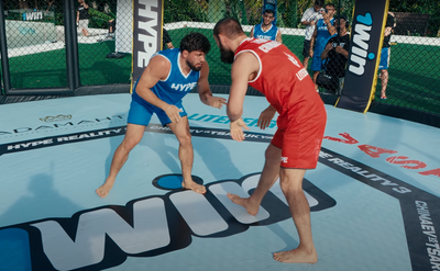 Video: UFC contenders Khamzat Chimaev, Arman Tsarukyan compete in outdoor grappling match