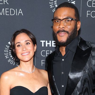 Tyler Perry Makes Rare Comments About Meghan Markle and Prince Harry's "Beautiful Family"