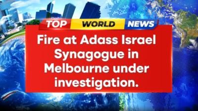 Fire At Melbourne Synagogue Believed To Be Deliberate Act