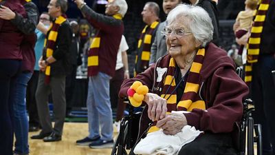 Loyola Chicago Adorably Apologizes for Leaving Sister Jean Hanging With Fist Bumps After Win