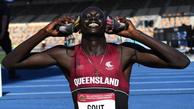 Gout Gout closes in on Australian sprint greats