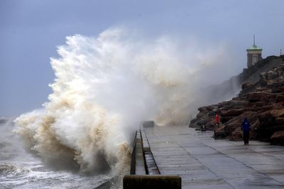 Storm Darragh: UK hit by ‘life-threatening’ 92mph winds as tens of thousands without power