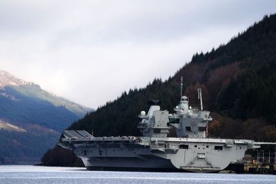 Drone seized during HMS Prince of Wales warship’s visit to Liverpool