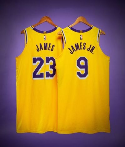 LeBron, Bronny James' NBA Opening Night Jerseys Sell For $102K