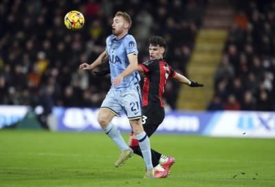 Bournemouth Stuns Tottenham With 1-0 Victory At Home