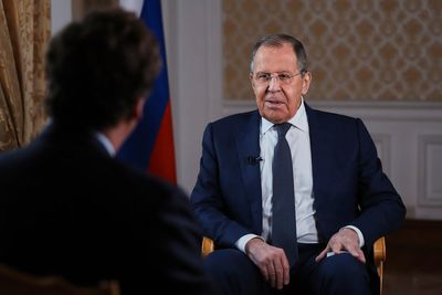 Foreign minister says in interview that Russia will use 'all means' to defend its interests