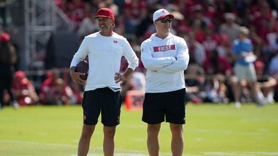 49ers' John Lynch Thinks Kyle Shanahan Trade Chatter Is Amusing