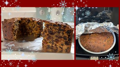 Can you bake Christmas cake in an air fryer? Yes, I did - and it was so much quicker than the oven