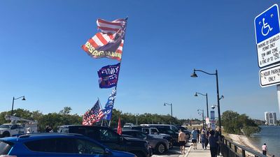 Reality TV personalities and tourist photoshoots: Outside Mar-a-Lago with Trump’s new fan club