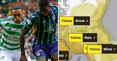 Celtic vs Hibs weather warning as Storm Darragh to hit Glasgow