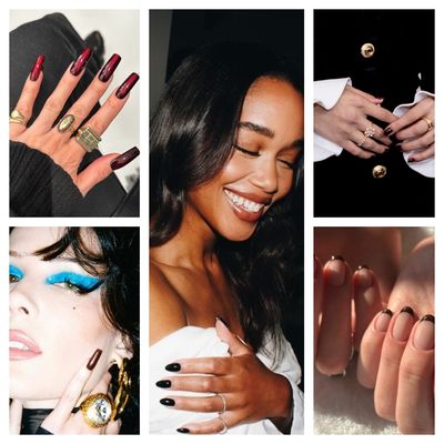 Dark Cherry Red Nails Are Winter's Most Expensive Looking Manicure