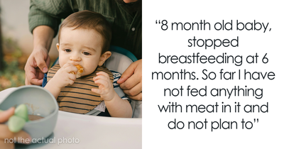 Vegetarian Mom Fears Family Will Feed Baby Meat Behind Her Back, Seeks Perspective Online