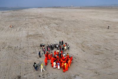 AP PHOTOS: An Indian state prepares for a Hindu festival that's the largest such gathering on Earth