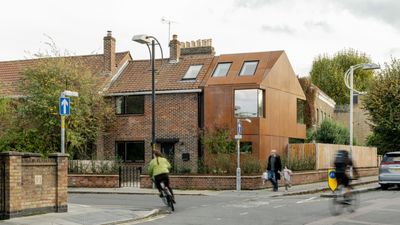 A Corten-clad extension creates a prominent Peckham landmark: tour Rusty House on the Rye