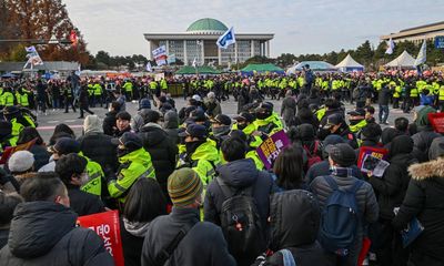 South Korea’s bid to impeach president Yoon Suk Yeol fails after ruling party boycotts vote – as it happened