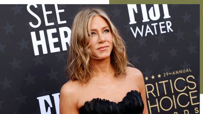 Jennifer Aniston's Wood-Soaked Home Bar Uses a Dark Palette and Gold Accents to Create Timeless Sophistication — And You Can Too