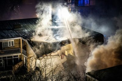 Apartment Block In The Hague Collapses After Explosion