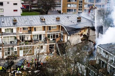 Explosion and fire destroy flats in The Hague leaving multiple injured and residents trapped