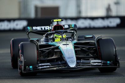 Hamilton disaster as loose bollard puts him out of Q1 in final Mercedes outing