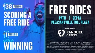 FanDuel Casino Sponsors Free Tolls, Rides in PA, NJ on Dec. 18