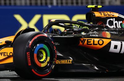 Lando Norris seals Abu Dhabi Grand Prix pole in McLaren one-two as Lewis Hamilton exits early