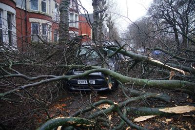 In Pictures: Violent Storm Darragh leaves trail of disruption