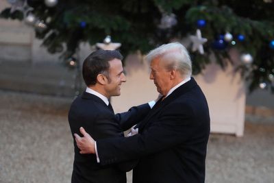 Trump says world gone crazy as he meets Macron ahead of Notre Dame Cathedral re-opening