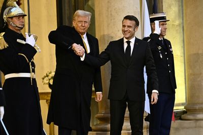 Macron, Trump, Zelensky Discuss 'Crazy' World In Paris