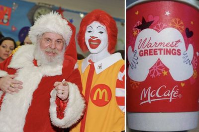 Cheeky McDonald's Holiday Cup Graphic Resurfaces in Viral Tweet: 'What the Hell Is It Actually Supposed to Be?'