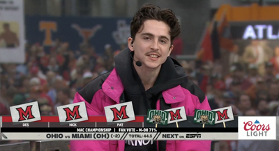 Timothée Chalamet KNOWS BALL and impressed fans with his GameDay picks