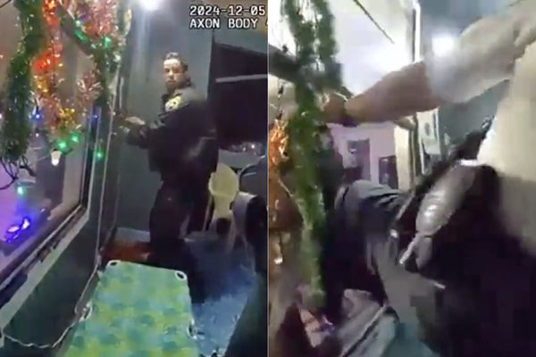 WATCH: Rookie Florida Cop Punches Window, Crawls Through Broken Glass to Save Screaming Woman Being Held at Knifepoint by Murderous Man