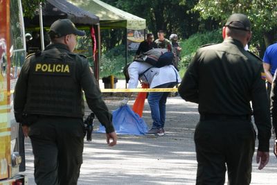 A motorcycle loaded with explosives detonated in Colombia and killed 1, injured 14