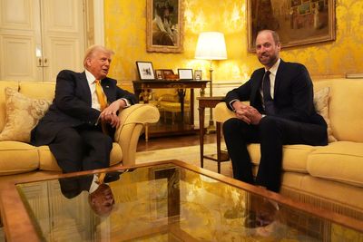 Trump says William is doing a ‘fantastic job’ as pair meet in Paris