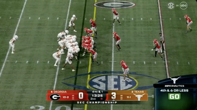 Texas unleashed a really innovative trick play on a QB sneak to convert a key fourth down