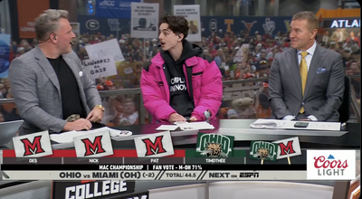 Timothée Chalamet being the only College GameDay panelist to pick Ohio inspired great Dune jokes