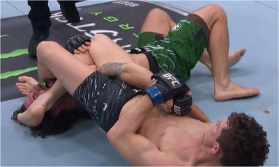 UFC 310 video: Chase Hooper submits Clay Guida, who sets record for most octagon losses