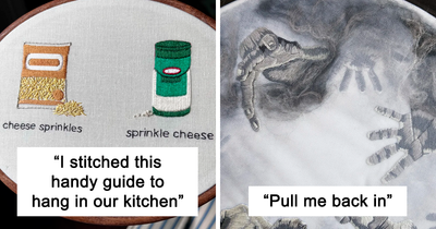 50 Times People Embroidered Such Creative Things They Just Had To Share Them Online (New Pics)