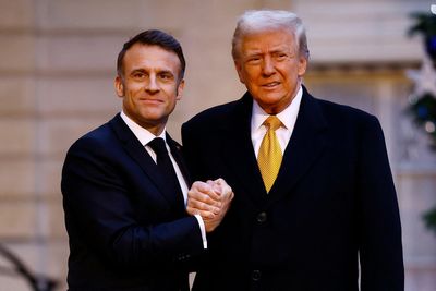 ‘The handshake battles continue’: Trump and Macron mocked as duo’s intense greeting spotted again