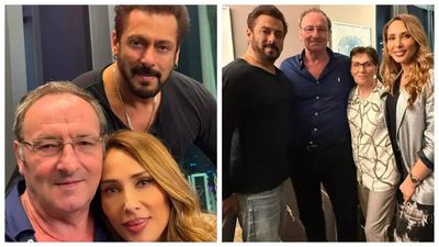 Salman Khan's photos with Iulia Vantur's parents spark marriage rumours; fans tease 'Finally damad and sasur'