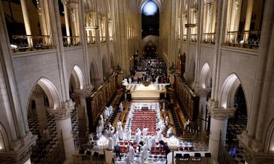 Notre Dame rises from the ashes at last: world leaders join embattled Macron for grand reopening