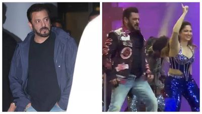 Salman Khan returns home amidst tight security after rocking the stage with Tamannaah in Dubai - WATCH